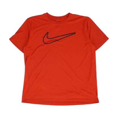 Red Solid Active T-Shirt