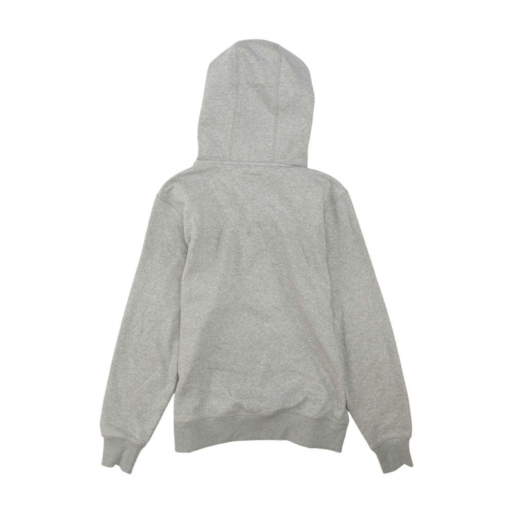 Gray Solid Hoodie Pullover