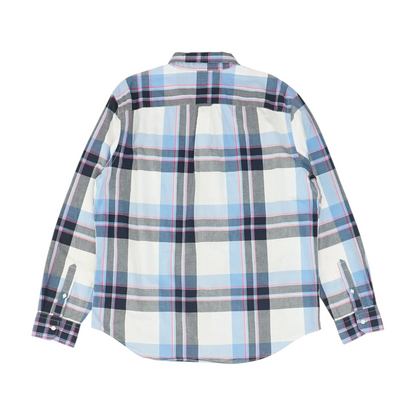 Multi Plaid Long Sleeve Button Down