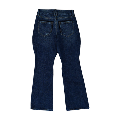 Navy Petite Bootcut Jeans