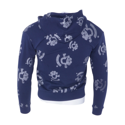 Navy Fall-Winter 2024 Bstroy Tears Zip Hoodie Jacket