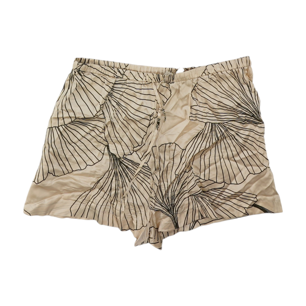 Beige Print Pajama Bottom