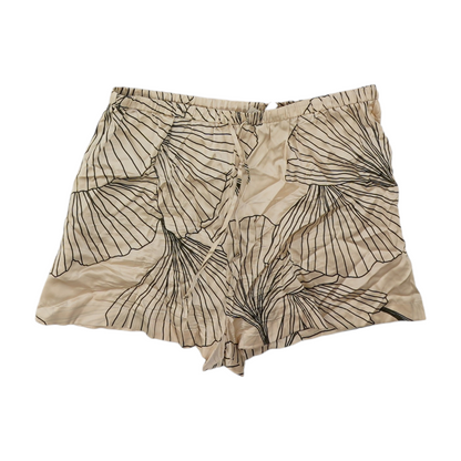 Beige Print Pajama Bottom