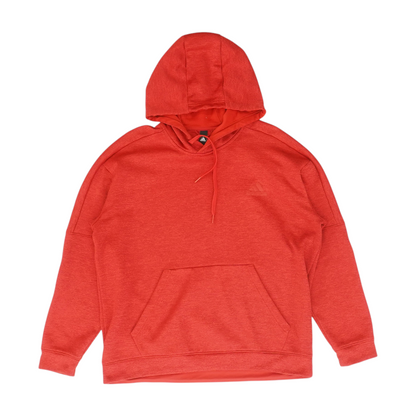 Red Solid Hoodie Pullover