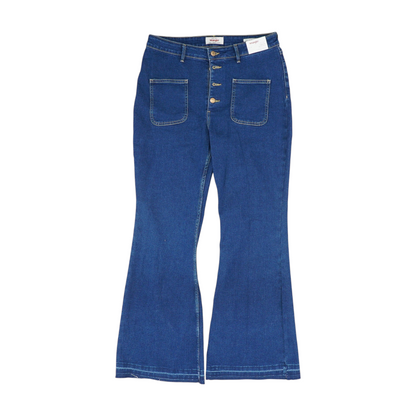 Blue Wide Leg Jeans