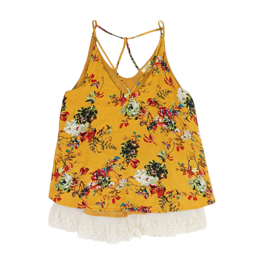 Mustard Floral Blouse