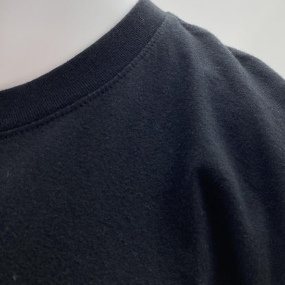 Black Spring-Summer 2021 Black Horse Shoe Logo Pocket T-Shirt