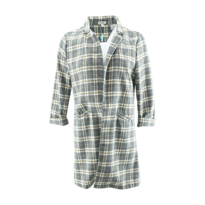 Gray Plaid Coat