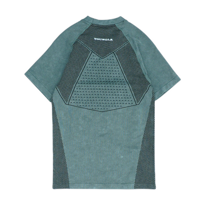 Green Print Active T-Shirt