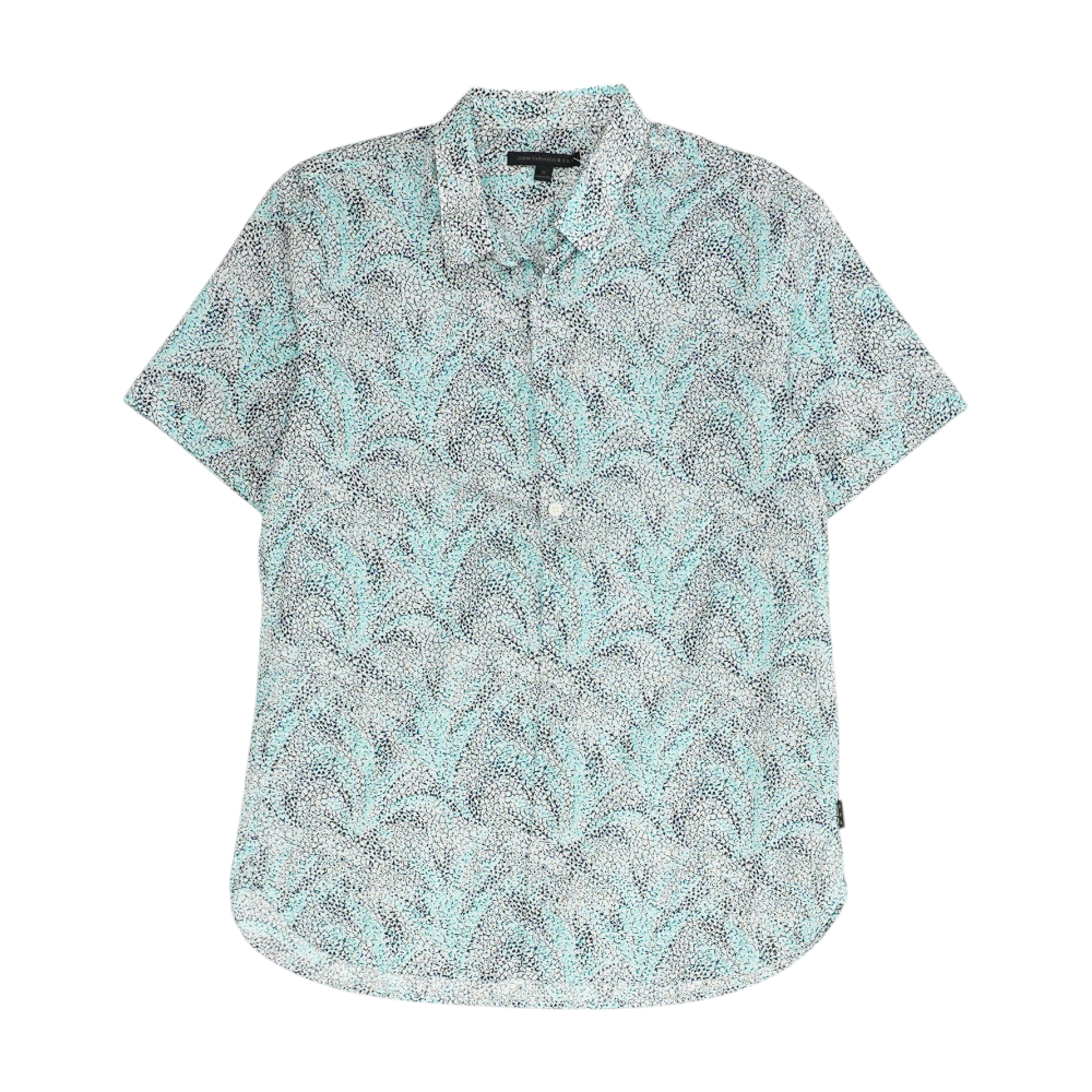 Multi Print Short Sleeve Button Down