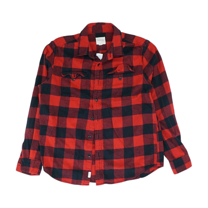 Red Check Flannel Button Down
