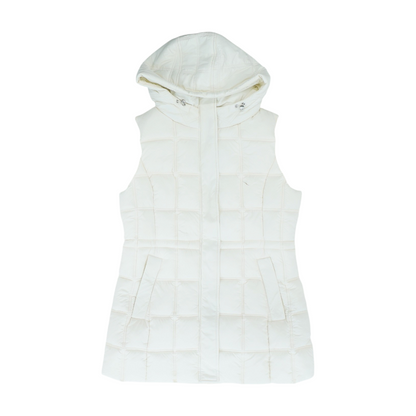 Ivory Solid Active Vest