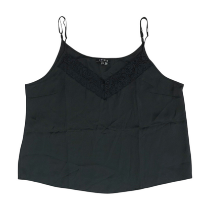 Black Solid Pajama Top