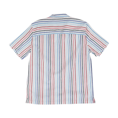 Multi Striped Short Sleeve Button Down