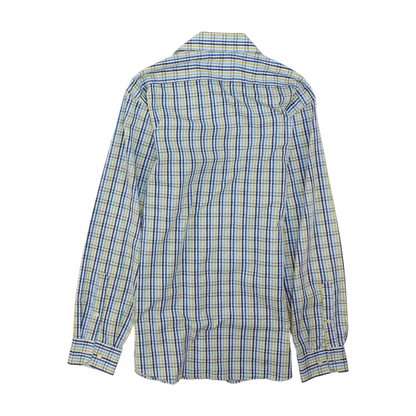 Multi Check Long Sleeve Button Down