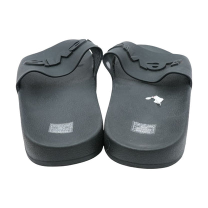 Black Casual Slide Sandals