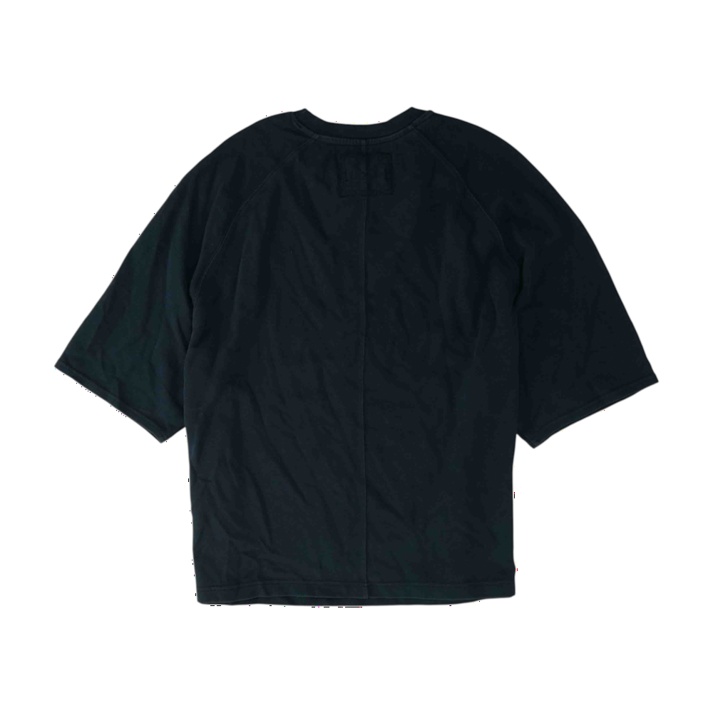 Black Solid Sweatshirt Pullover