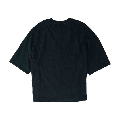 Black Solid Sweatshirt Pullover