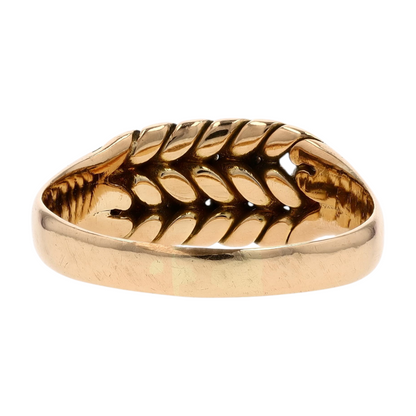 14K Yellow Gold Band Ring