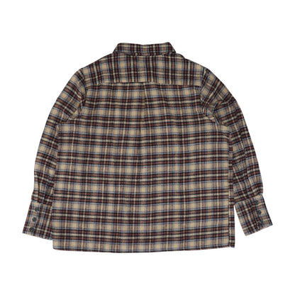 Brown Plaid Button Down