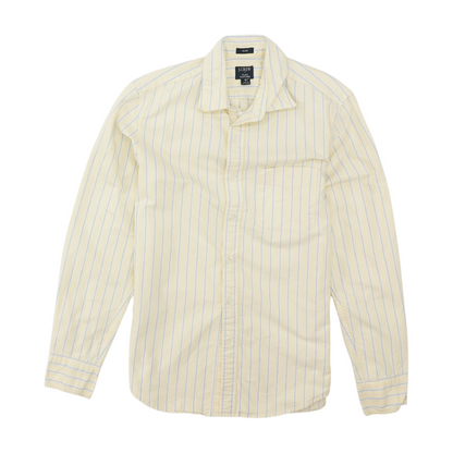 Yellow Striped Long Sleeve Button Down