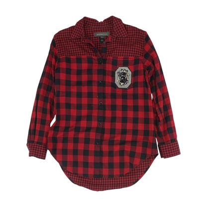Red Plaid Button Down