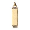 14K Yellow Gold Diamond Pendant