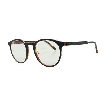 Black Lightec Round Prescription Eyewear