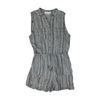 Black Striped Romper