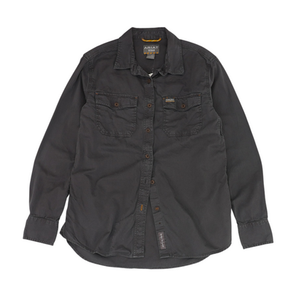 Charcoal Button Down