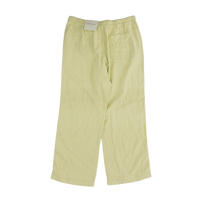 Yellow Straight Pants