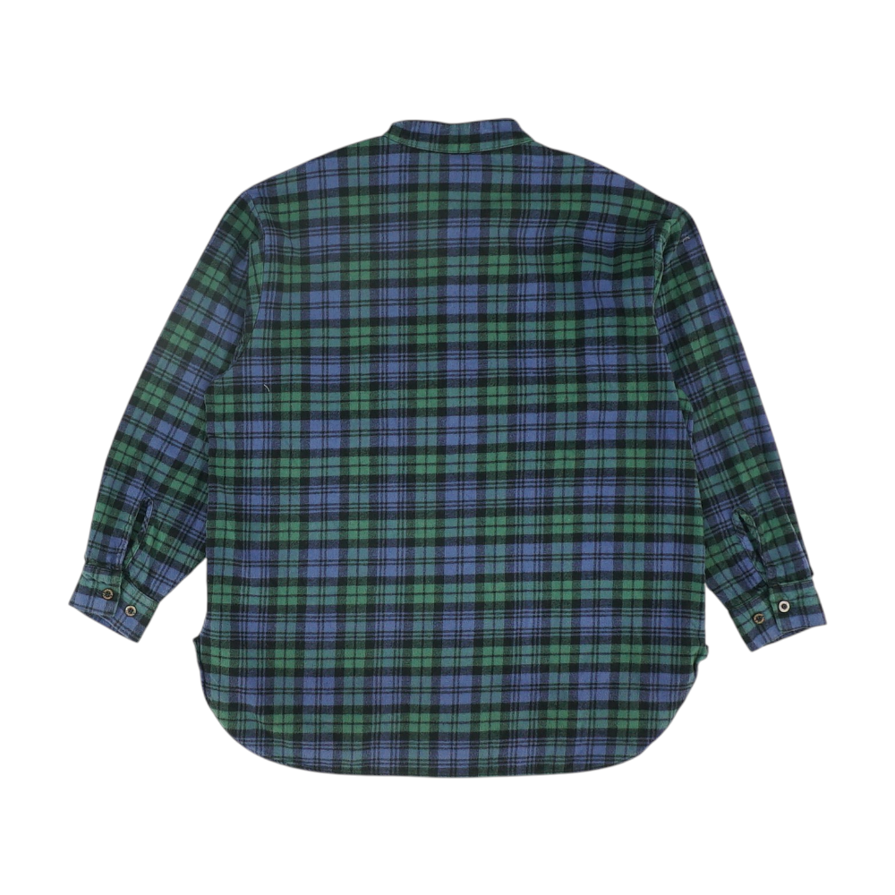 Multi Plaid Flannel Button Down