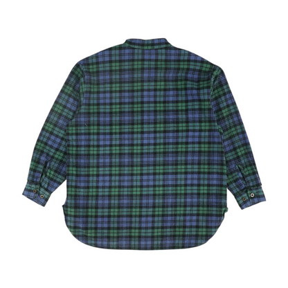 Multi Plaid Flannel Button Down
