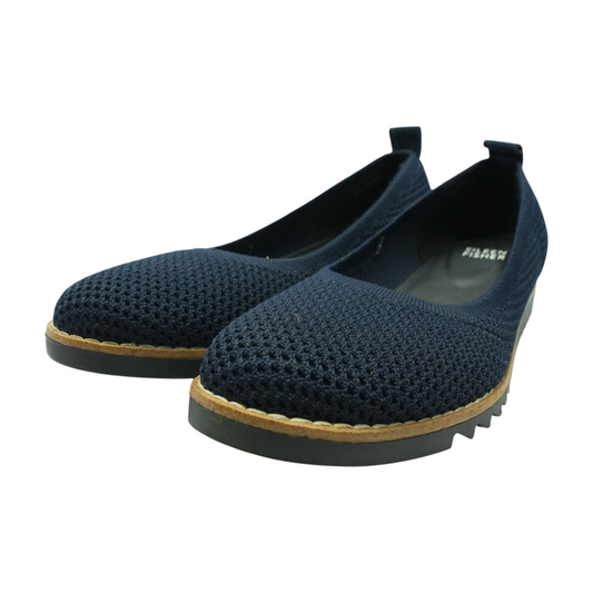 Navy Slip-On Flats