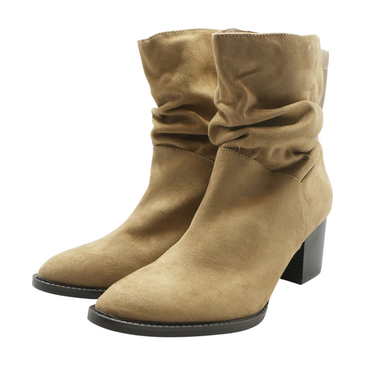 Beige Ankle Boots