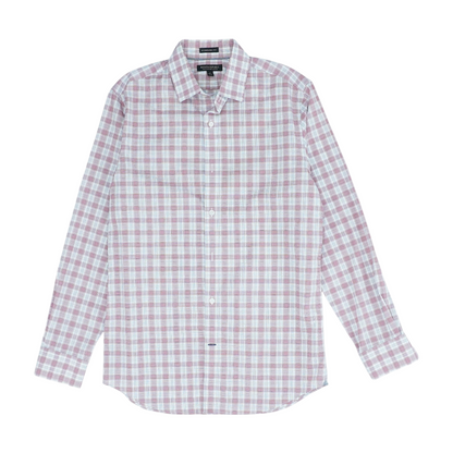 Red Check Long Sleeve Button Down