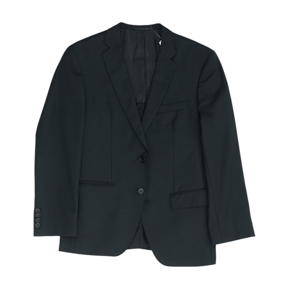 Black Solid Sport Coat