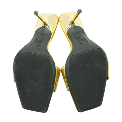 Gold Stiletto Heels