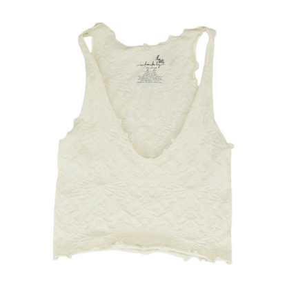 Ivory Solid Pajama Top