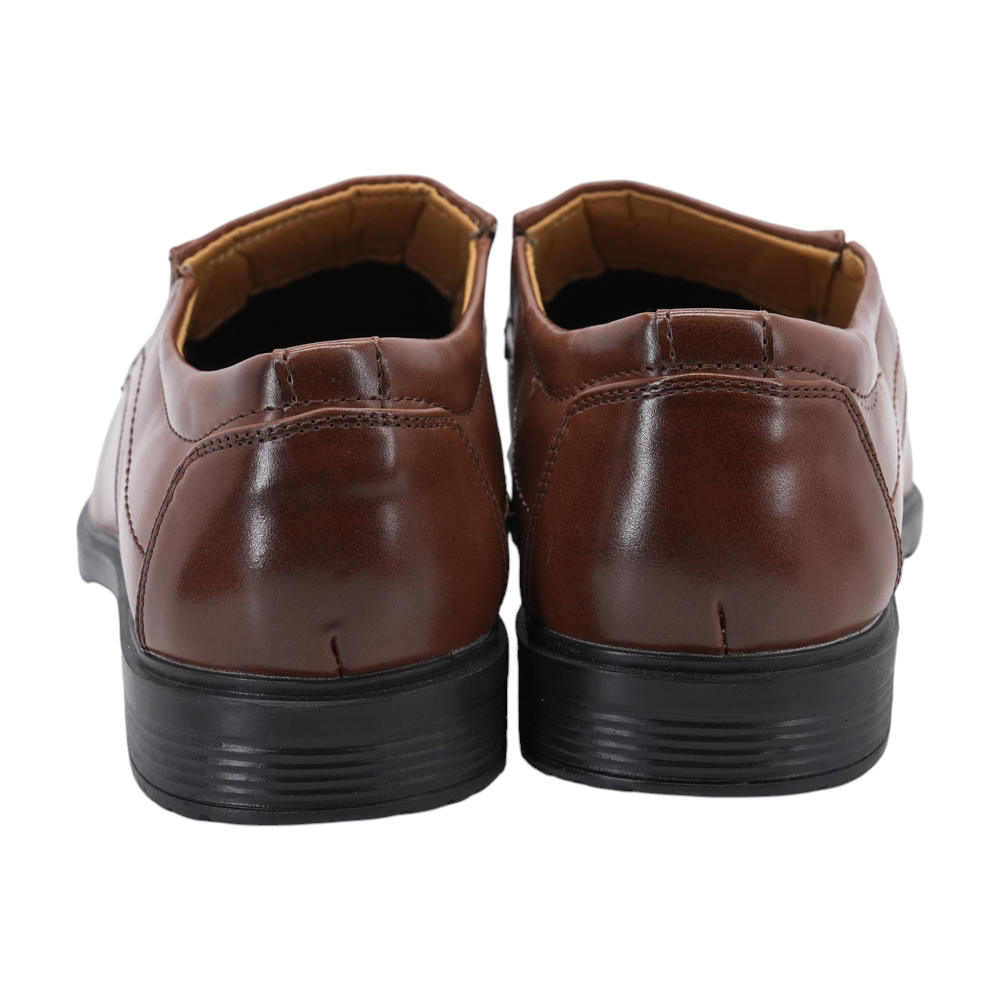 Brown Slip-On Dress Shoes