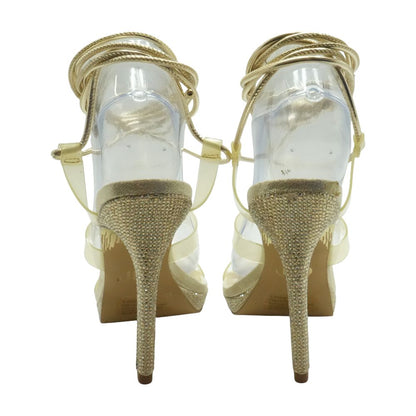 Gold Stiletto Heels