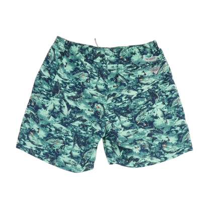 Green Print Swim Bottom