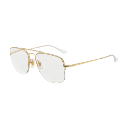 Gold RB 6441 Aviator Prescription Eyewear