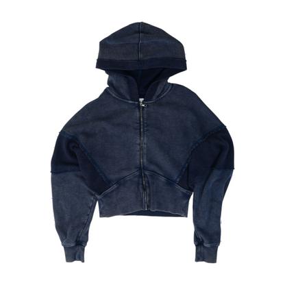 Blue Solid Active Jacket
