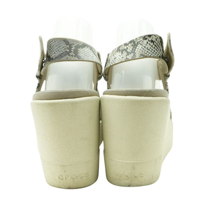 Gray Wedge Heels