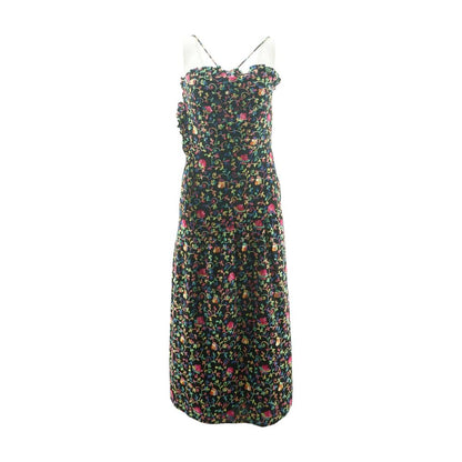 Multi Floral Midi Dress