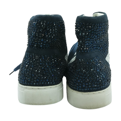 Navy High-Top Athletic Shoes
