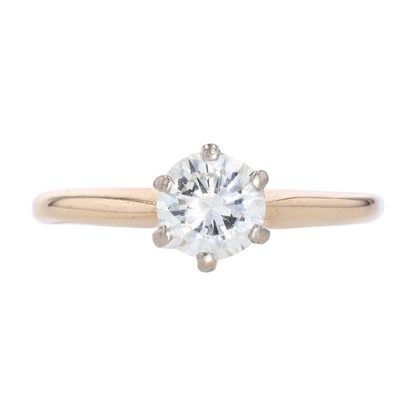 5/8 ctw 14K Two-Tone Gold Diamond Engagement Ring