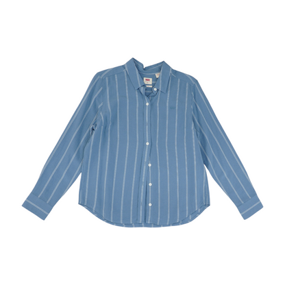 Blue Striped Button Down