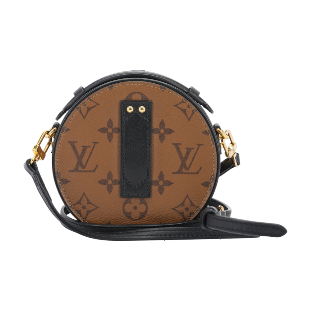 Brown Mini Boite Chapeau Crossbody